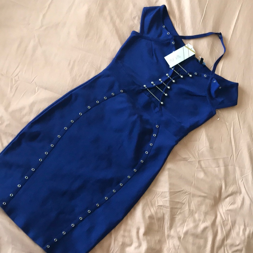 Royal blue dress